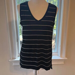 Banana Republic Soft Modal Stripe Tank, Size Small, Like New
